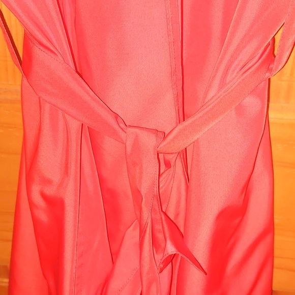 Red Trench Coat - Picture 3 of 4